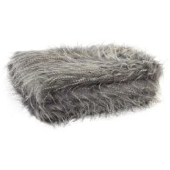 BRICOMARTEAU Couverture DKD Home Decor Cheveux Marron (150 X 200 Cm)