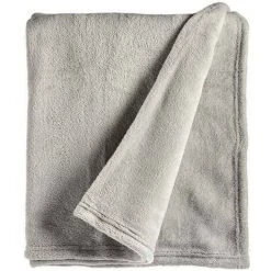 BRICOMARTEAU Couverture Polaire Gris Clair (150 X 200 Cm)