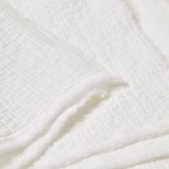 Plaid 240x260 Cm MADURA - Blanc Coton - BATISTA - Blanc Coton -Plaid et couverture Soldes 66079035 3