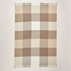 Plaid 127x200 Cm MADURA - Noisette - LIVIA - Noisette -Plaid et couverture Soldes 66079086 5