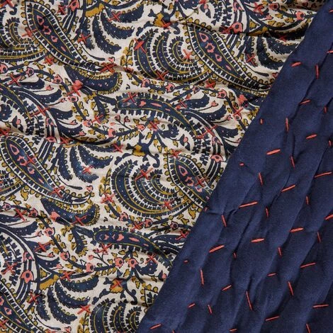 Edredon 90x200 Cm MADURA - Bleu Naturel - PADMA - Bleu Naturel 7 Edredon 90x200 Cm MADURA - Bleu Naturel - PADMA - Bleu Naturel – Image 5