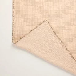 Couvre-lit 170x260 Cm MADURA - Pêche Rosée Et Feston Noir - ILARIO - Pêche Rosée Et Feston Noir -Plaid et couverture Soldes 66079504 4