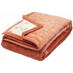 Couvre-lit Matelassé 240x260 Cm MADURA - Argile Rose - NEPTUNE - Argile Rose