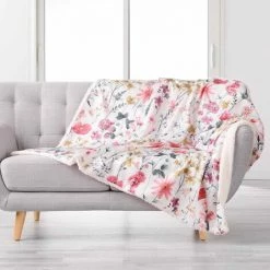 DOUCEUR D'INTÉRIEUR Plaid Velours 125x150 Cm Sherpa Isibelle Bleu - Bleu