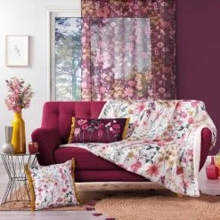 DOUCEUR D'INTÉRIEUR Plaid Velours 125x150 Cm Sherpa Isibelle Bleu - Bleu -Plaid et couverture Soldes 66095108 3