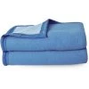 LINNEA Couverture Laine Vierge VOLTA Woolmark 220x240 Cm - Bleu Azur 2 LINNEA Couverture Laine Vierge VOLTA Woolmark 220x240 Cm - Bleu Azur -Plaid et couverture Soldes 66213060 1