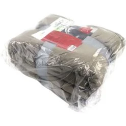 LINNEA Plaid 140x160 100% Polyester 480 G/m2 VEGA - Marron Taupe -Plaid et couverture Soldes 66213253 5