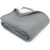LINNEA Couverture Polaire NARVIK Luxe 220x240 Cm - Gris Acier 2 LINNEA Couverture Polaire NARVIK Luxe 220x240 Cm - Gris Acier -Plaid et couverture Soldes 66215016 1