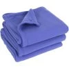 LINNEA Couverture TEDDY 100% Polyester 350 G/m2 220x240 Cm - Violet Liberty -Plaid et couverture Soldes 66215069 1