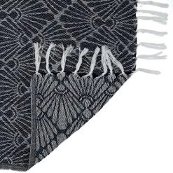 LINNEA Jeté De Canapé 120x150 Cm SOLEIL Blanc/Bleu - Blanc/Bleu -Plaid et couverture Soldes 66216111 3