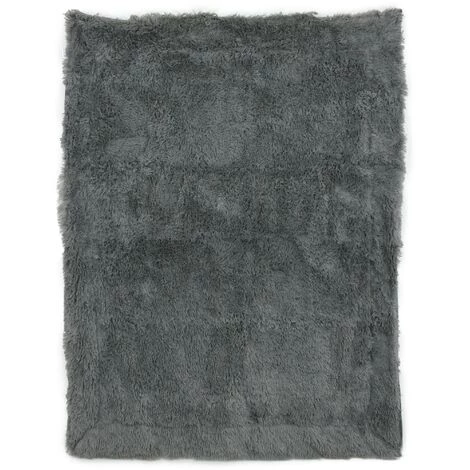 LINNEA Plaid Imitation Fourrure LICIA - Gris 5 LINNEA Plaid Imitation Fourrure LICIA - Gris – Image 3