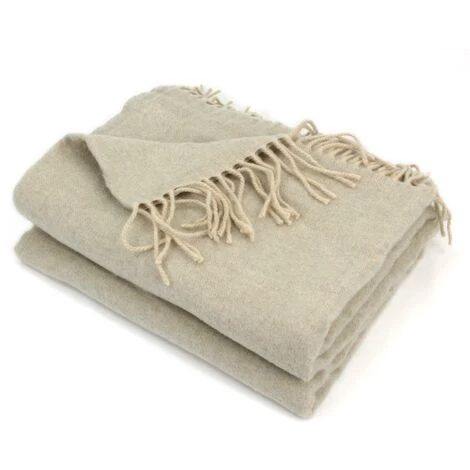 LINNEA Plaid 130x170 Cm 100% Laine Cachemire 240g/m2 BANGALORE Marron Naturel - Marron 3 LINNEA Plaid 130x170 Cm 100% Laine Cachemire 240g/m2 BANGALORE Marron Naturel - Marron