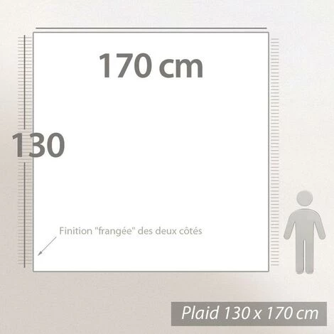 LINNEA Plaid 130x170 Cm 100% Laine Cachemire 240g/m2 BANGALORE Marron Naturel - Marron 7 LINNEA Plaid 130x170 Cm 100% Laine Cachemire 240g/m2 BANGALORE Marron Naturel - Marron – Image 5