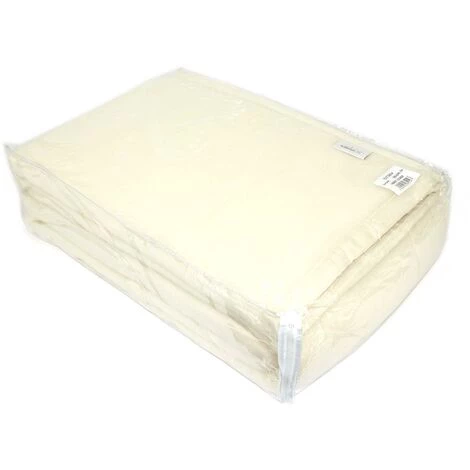 LINNEA Couverture Laine VICTORIA Lambswool 240x300 Cm - Ivoire Naturel 6 LINNEA Couverture Laine VICTORIA Lambswool 240x300 Cm - Ivoire Naturel – Image 4