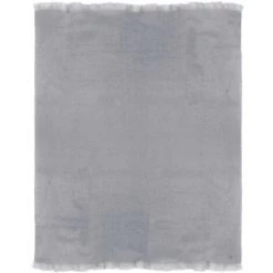 LINNEA Couverture Laine THESEE Mohair 180x220 Cm - Gris Perle 10 LINNEA Couverture Laine THESEE Mohair 180x220 Cm - Gris Perle -Plaid et couverture Soldes 66218543 4