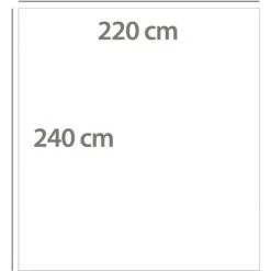 LINNEA Couverture Polaire VELVET Polyester 280 G/m2 220x240 Cm - Gris Perle -Plaid et couverture Soldes 66218581 3