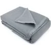 LINNEA Couverture Laine VICTORIA Lambswool 240x260 Cm - Gris Graphite 2 LINNEA Couverture Laine VICTORIA Lambswool 240x260 Cm - Gris Graphite -Plaid et couverture Soldes 66218593 1