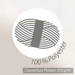 LINNEA Couverture TEDDY 100% Polyester 350 G/m2 180x220 Cm - Blanc Naturel 10 LINNEA Couverture TEDDY 100% Polyester 350 G/m2 180x220 Cm - Blanc Naturel -Plaid et couverture Soldes 66218596 5