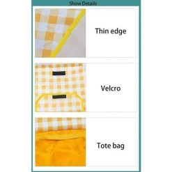 OCXIN Tapis De Pique-nique Extérieur Durable Tapis Résistant à L'humidité Tapis De Pique-nique Résistant à L'humidité Tapis De Pique-nique Pliant Tapis De Pique-nique (2 M * 1,9 M, Plaid Rouge) Imperméable -Plaid et couverture Soldes 66861021 5