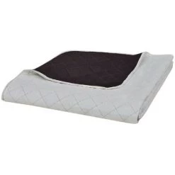 LES TENDANCES Couvre-lit à Double Face Matelassé Beige/Marron 220x240 Cm -Plaid et couverture Soldes 66882467 4