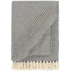 LES TENDANCES Couverture En Coton 125 X 150 Cm Bleu Marine