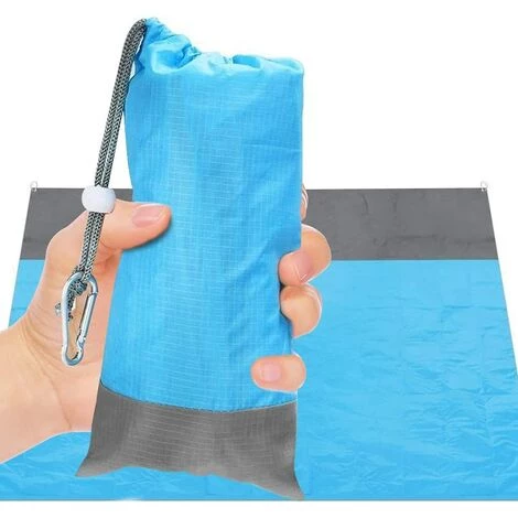 OCXIN Couverture De Plage Ultralégère Couverture De Pique-nique Imperméable 200 X 140 Cm Résistant Au Sable Tapis De Plage Léger Pliable Portable Couverture De Poche Surdimensionnée Couverture De Camping En Plein Air Voyage Avec 4 Poteaux Et Poche 3 OCXIN Couverture De Plage Ultralégère Couverture De Pique-nique Imperméable 200 X 140 Cm Résistant Au Sable Tapis De Plage Léger Pliable Portable Couverture De Poche Surdimensionnée Couverture De Camping En Plein Air Voyage Avec 4 Poteaux Et Poche