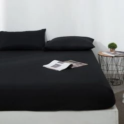 YIDOMDE Protège-matelas Imperméable, Noir, Taille (80*200+30cm) Respirant, Pelucheux Et Coton, Hypoallergénique, Anti-acariens, Antibactérien Couvre-lit Simple