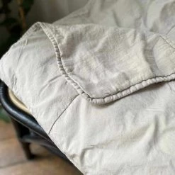 Couvre-lit En Lin Lavé Sable Doublure En Percale De Coton Lavé Oslo Passage Vernet - 180x250cm - Beige 9 Couvre-lit En Lin Lavé Sable Doublure En Percale De Coton Lavé Oslo Passage Vernet - 180x250cm - Beige -Plaid et couverture Soldes 67620435 3