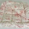MAISON TILLEUL Edredon En Coton Matelassé Toile De Jouy Rouge - 140 X 150 Cm - Rouge 2 MAISON TILLEUL Edredon En Coton Matelassé Toile De Jouy Rouge - 140 X 150 Cm - Rouge -Plaid et couverture Soldes 67620467 1