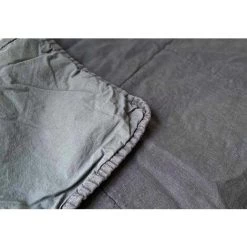 Couvre-lit En Lin Lavé Gris Anthracite Doublure En Percale De Coton Lavé Oslo Passage Vernet - 180x250cm - Gris 11 Couvre-lit En Lin Lavé Gris Anthracite Doublure En Percale De Coton Lavé Oslo Passage Vernet - 180x250cm - Gris -Plaid et couverture Soldes 67620547 5