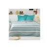 DOUCEUR D'INTRIEUR Couvre-lit (230 X 250 Cm) Fiby Bleu Clair -Plaid et couverture Soldes 67888296 1